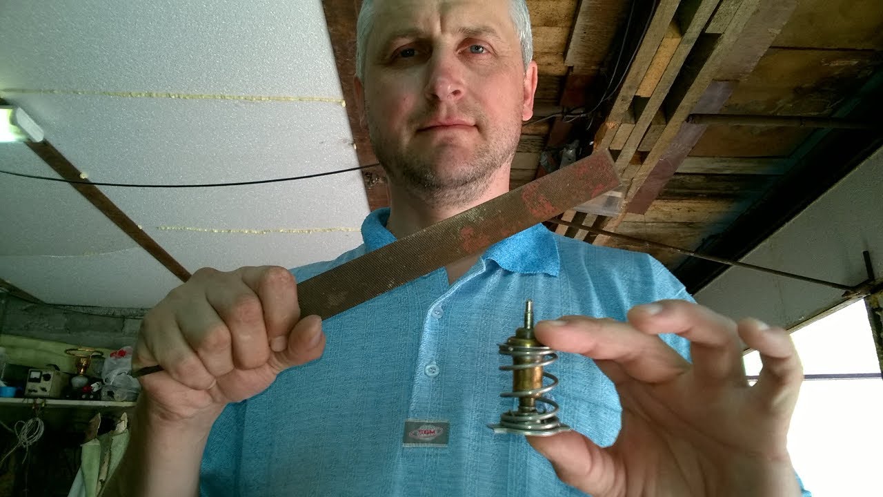 Модернизация термостата ВАЗ 2111 напильником, чтоб машина не ...