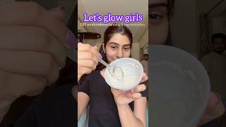 Homemade scrub for dull skin& Tanning| #trending #skincare #brightskin #youtubeshorts #homemademask