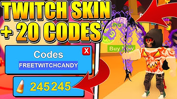HOW TO GET THE TWITCH SKIN + 20 CODES IN ROBLOX MINING SIMULATOR!