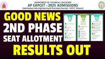 AP EAPCET 2025 | SECOND PHASE RESULTS RELEASED | DOWNLOAD YOUR ALLOTMENT ORDER | YOURS MEDIA 