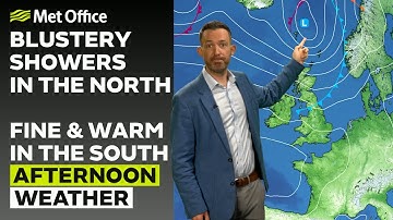 09/08/2025 - Showers in the North – Afternoon Weather Forecast UK - Met Office Weather