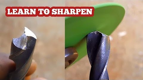 Sharpen your drill bit with angle grinder | How to sharpen drill bit | Galaxy Fabrication | GF