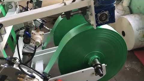 HSWX-300X2 two lines automatic Garbage bag making Machine Coreless
