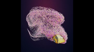 particle simulation in blender 3 d