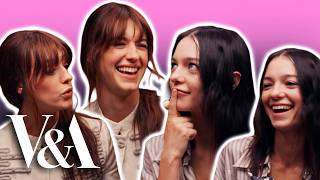Sense & Sensibility cast react to tiny models | Daisy Edgar Jones & Esme Creed Miles