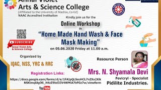 Home made Hand wash and Face mask making