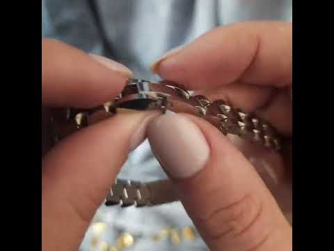 Чоловічий браслет з індивідуальним гравіюванням з нержавіючої сталі на руку "Eternal Light", видео 1