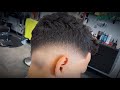 CLEAN FADE HAIRCUT ON 12 YEAR OLD BOY! BARBER TUTORIAL