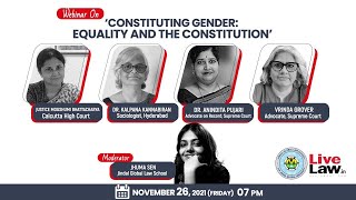 Constituting Gender : Equality and the Constitution