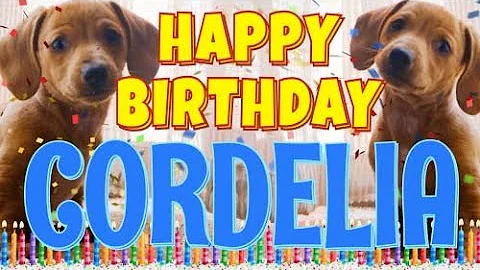 Happy Birthday Cordelia! ( Funny Talking Dogs ) Wh...