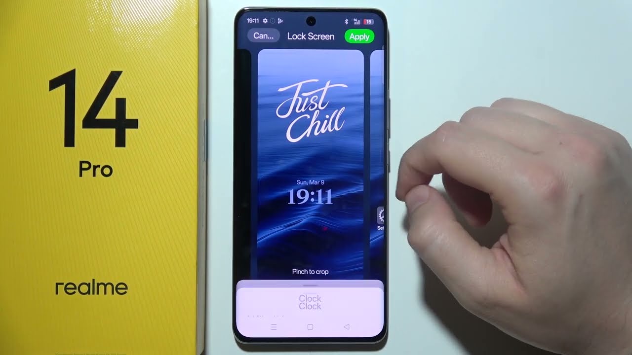 Realme 14 Pro: How to Change Position of Lock Screen Clock