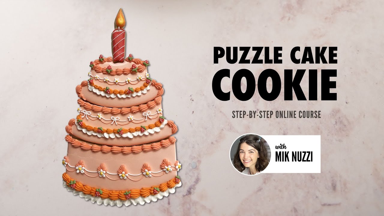 Puzzle Cake Cookie Course by Mik & Cookies, Available on Sugar ...