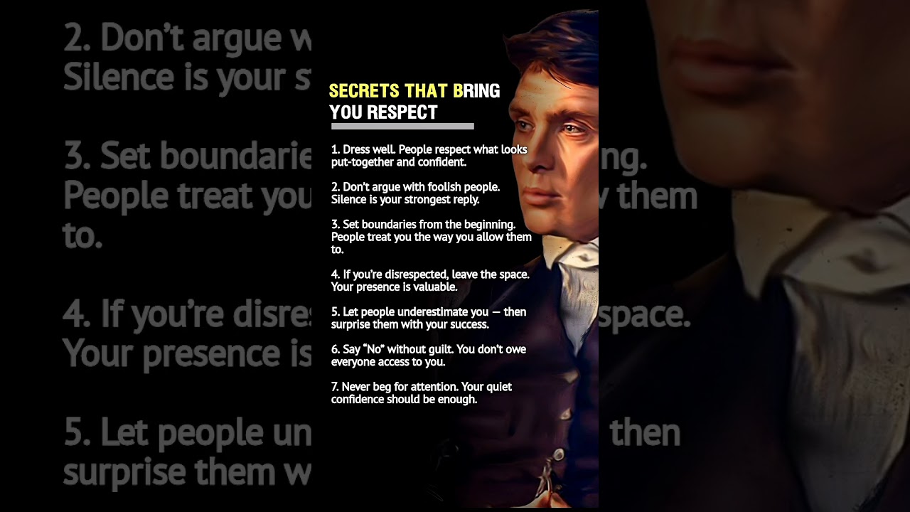 SECRETS THAT BRING YOU RESPECT – BUILD A STRONG PRESENCE