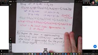 M067 Calc 3 Fall 2022 Sect 13.4E Local Linear Approximation