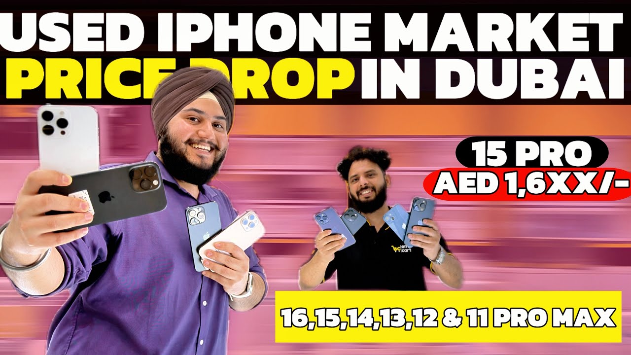 Used iPhone Price In Dubai 🔥 Used iPhone Market in Dubai | USED MOBILE MARKET IN DUBAI | TECH JAGJOT