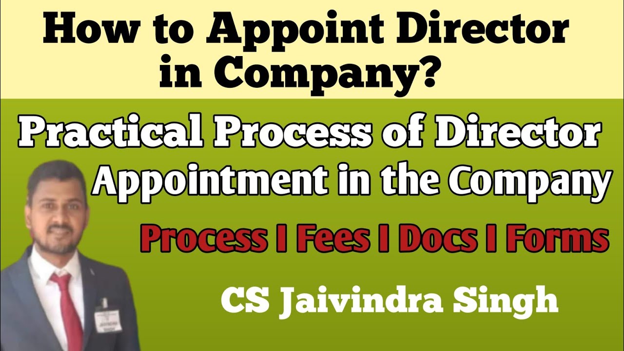 How to Appoint Director in the Company by Board of Directors II By CS