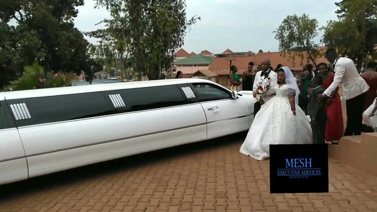 White Limousine wedding@mesh executive services.