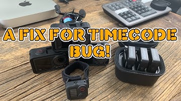 DJI OSMO Action 4 - A Fix for the TimeCode Bug!