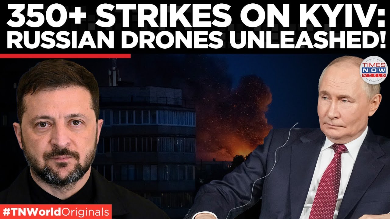 Russia’s 352-Drone, 16-Missile Overnight Strike Targets Ukrainian Military Facilities