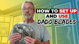 How To Setup And Use Dado Blades! | Table Saw Tutorial | Woodworking