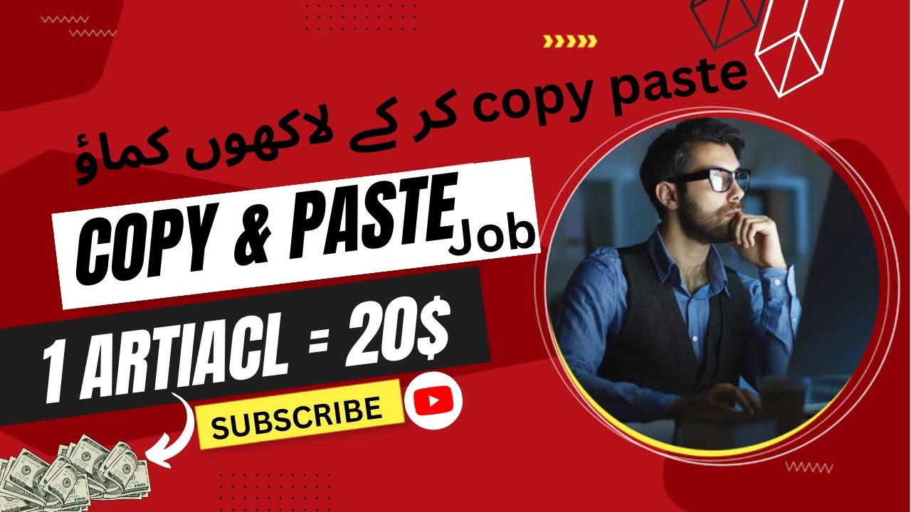 Easy Copy & Paste job For Students / Earn 20$ per Artical / Earn Money ...