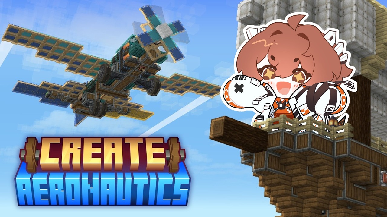 🟧 making real progress 🟧 MINECRAFT CREATE! 🟧【VTUBER】