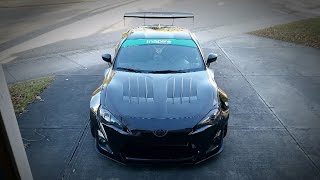 Match Highlights Installing WALD Carbon Fiber Hood on Scion FRS