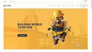 Prefab - Construction WordPress Theme