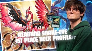 Yugioh! Snake-Eye Azamina Deck Profile | First Place UNDEFEATED Rarity Bonanza Event | Julian Harvey