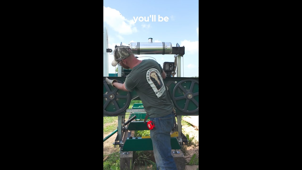 How to change a sawmill blade!