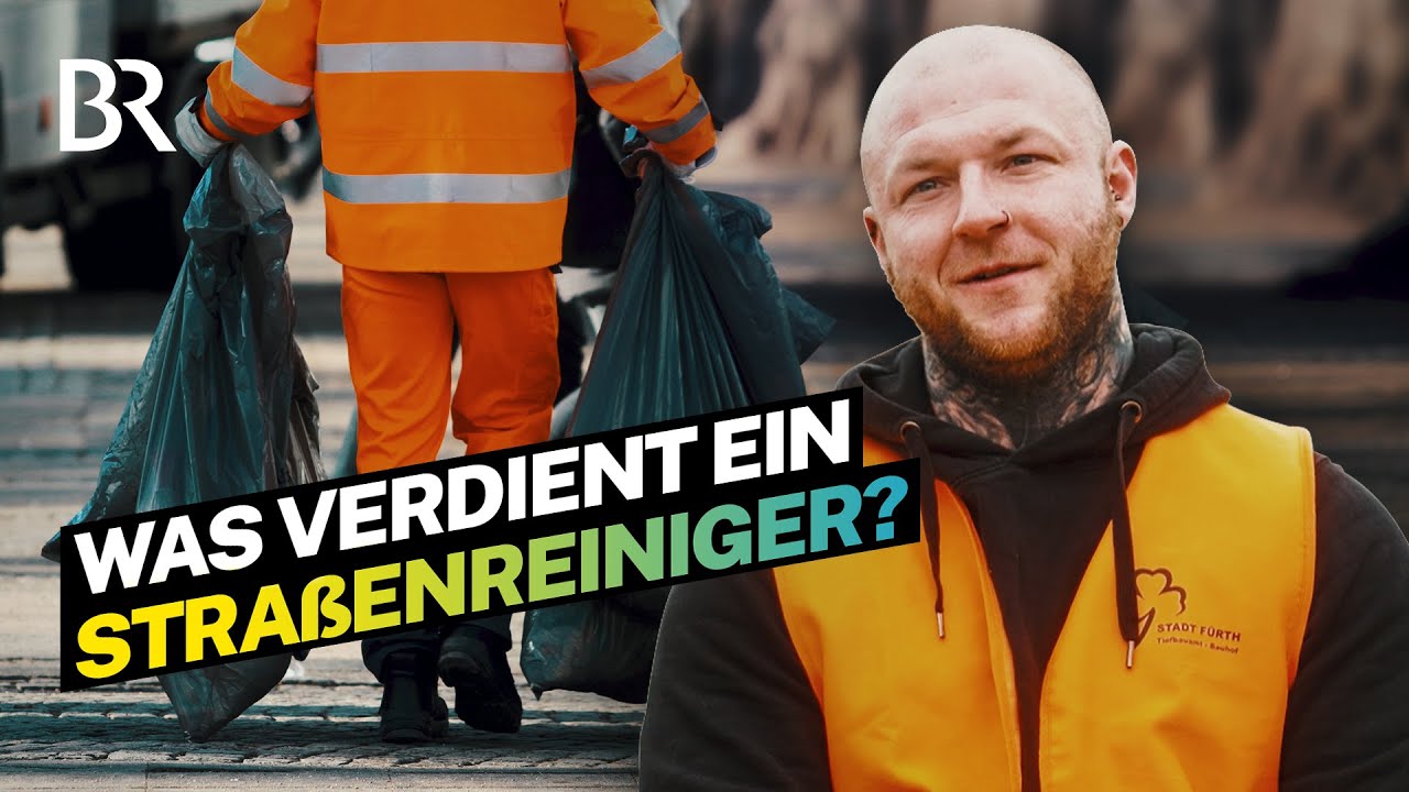 Sicherer Job ohne Ausbildung, aber reicht das Gehalt als Straßenreiniger? | Lohnt sich das? | BR