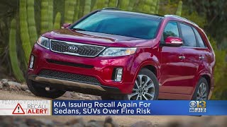 RECALL ALERT: KIA Issuing Recall For Sedans, SUVS Over Fire Risk