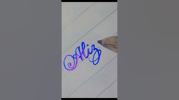 ALIZAY. 🖤🖤🖤🖤#shorts #handwriting #handwritingskills