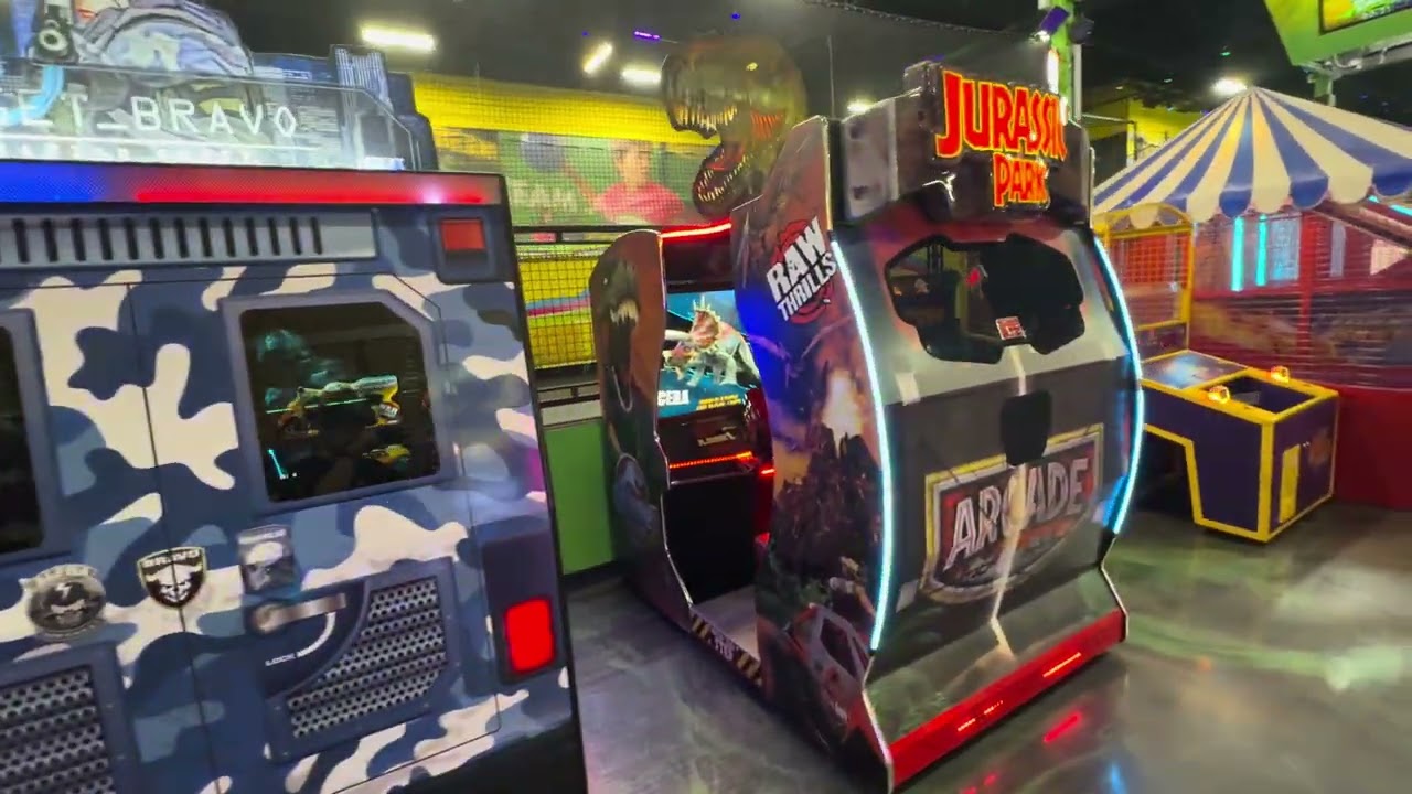 Launch Trampoline Park (Deptford NJ), 4K arcade walkthrough & tour, July 2024