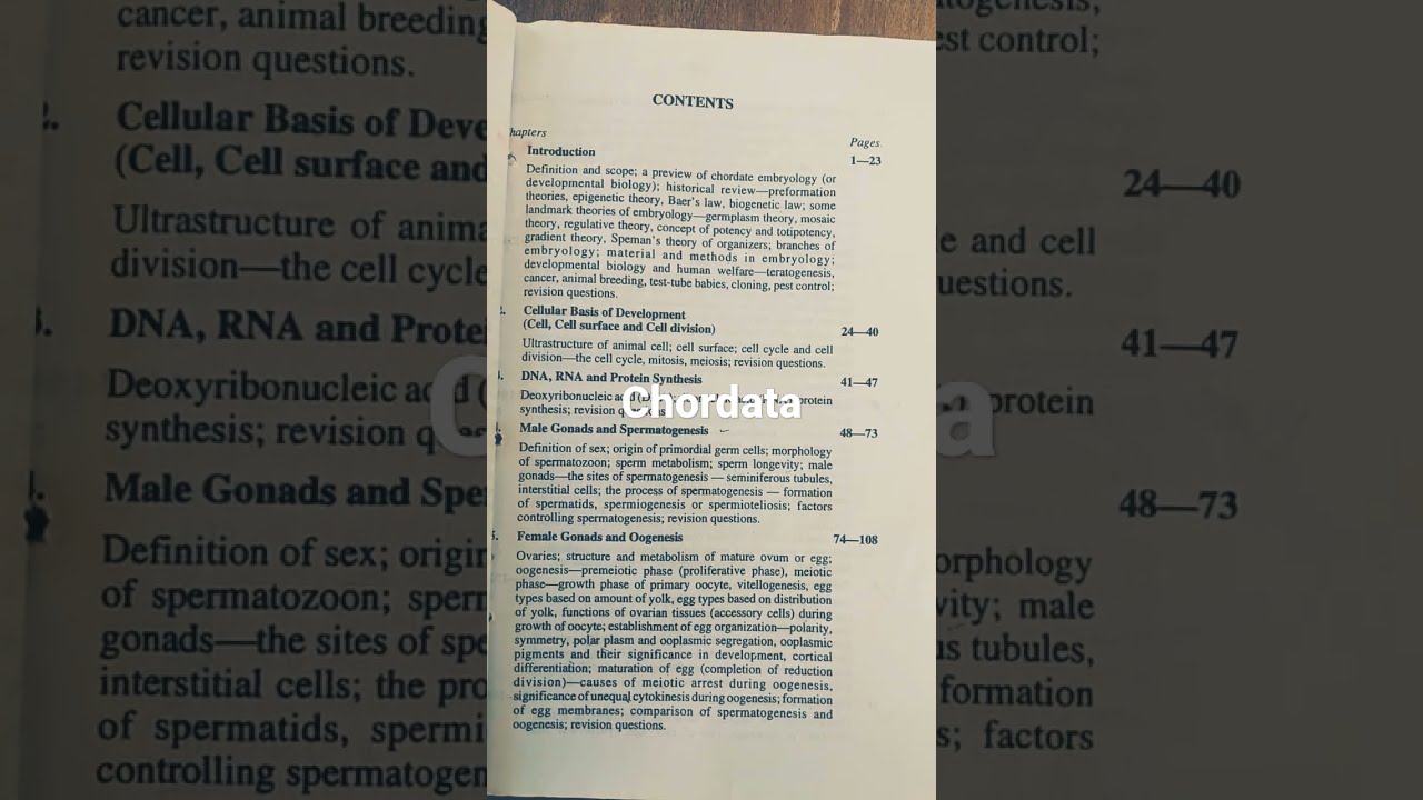 Chordate Embryology