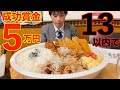 【大食い】13分以内完食で賞金5万円の揚げ物爆盛りプレートチャレンジがマジで無理ゲー過ぎた/フライヤーフライヤー【高カロリー】【激熱】【モッパン】大胃王 BigEater Challenge Menu