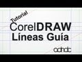 CorelDRAW, Manejo y manipulación de LÍNEAS GUÍA. @ADNDC @adanjp