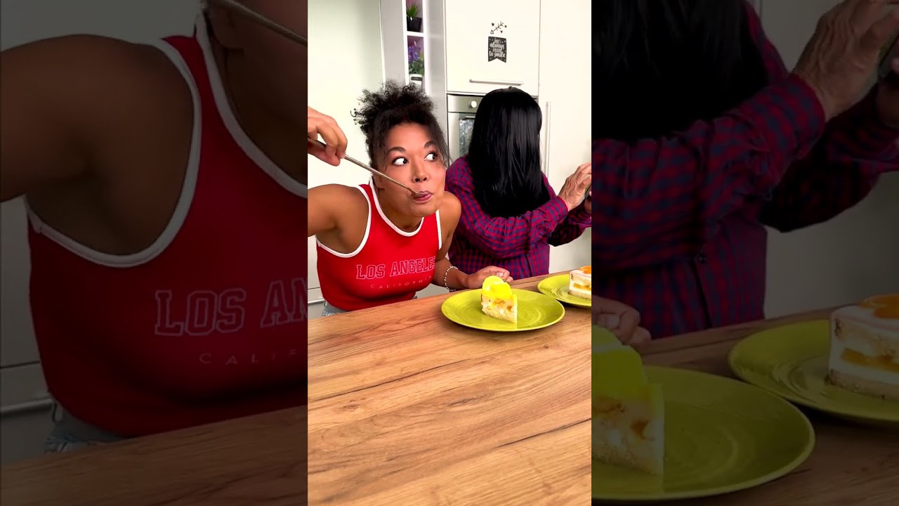 Cheeky grandpa saw everything from the start!