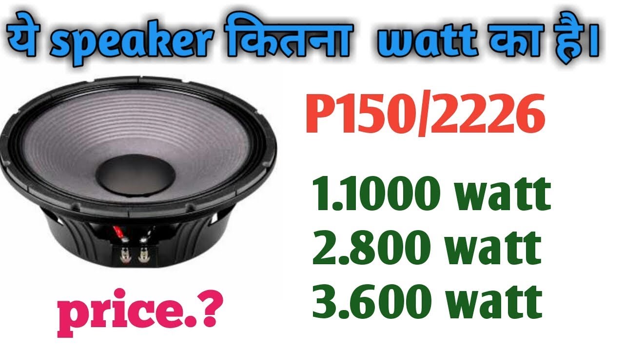 p audio speaker 600 watt 15 inch