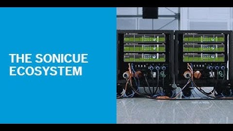 The SONICUE ecosystem - Summer showcase 2020 webinar
