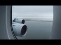 Bad Weather Lufthansa Airbus A380 Landing at New York/JFK Airport