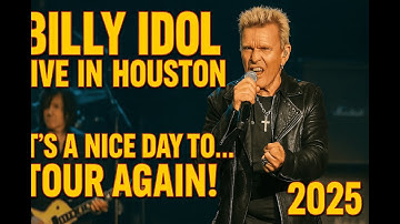 Billy Idol LIVE in Houston – ‘It’s a Nice Day To… Tour Again!’ | May 3, 2025 | 4K HDR Full Show