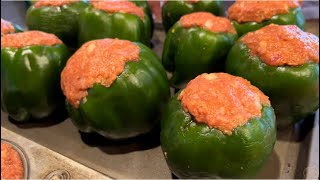 Stuffed Bell Peppers for the freezer