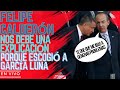 FELIPE CALDERÓN NOS DEBE UNA EXPLICACIÓN PORQUE ESCOGIÓ  A GARCÍA LUNA