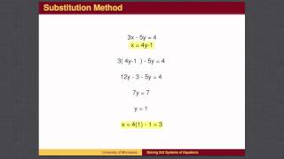 37 - 2x2 systems of linear equations