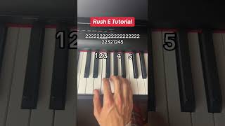 Rush E Tutorial *Both Hands* (Easy!)