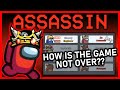 Among Us but I broke the game as the Assassin | Among Us Mods w/ Friends