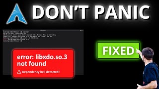 Arch Linux Broke My App? Heres The Real Fix.