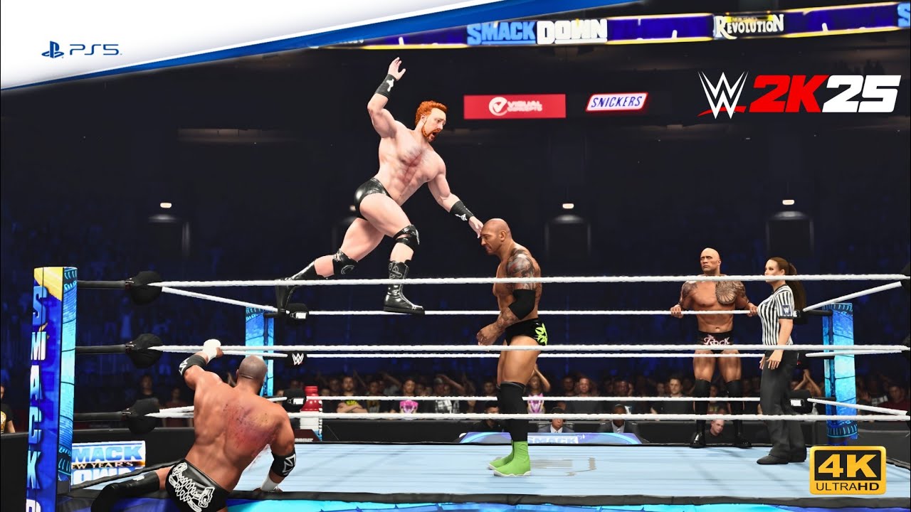 Triple H & Sheamus vs The Rock & Batista 🔥 Dream Tag Team War | WWE 2K25 EPIC Showdown!