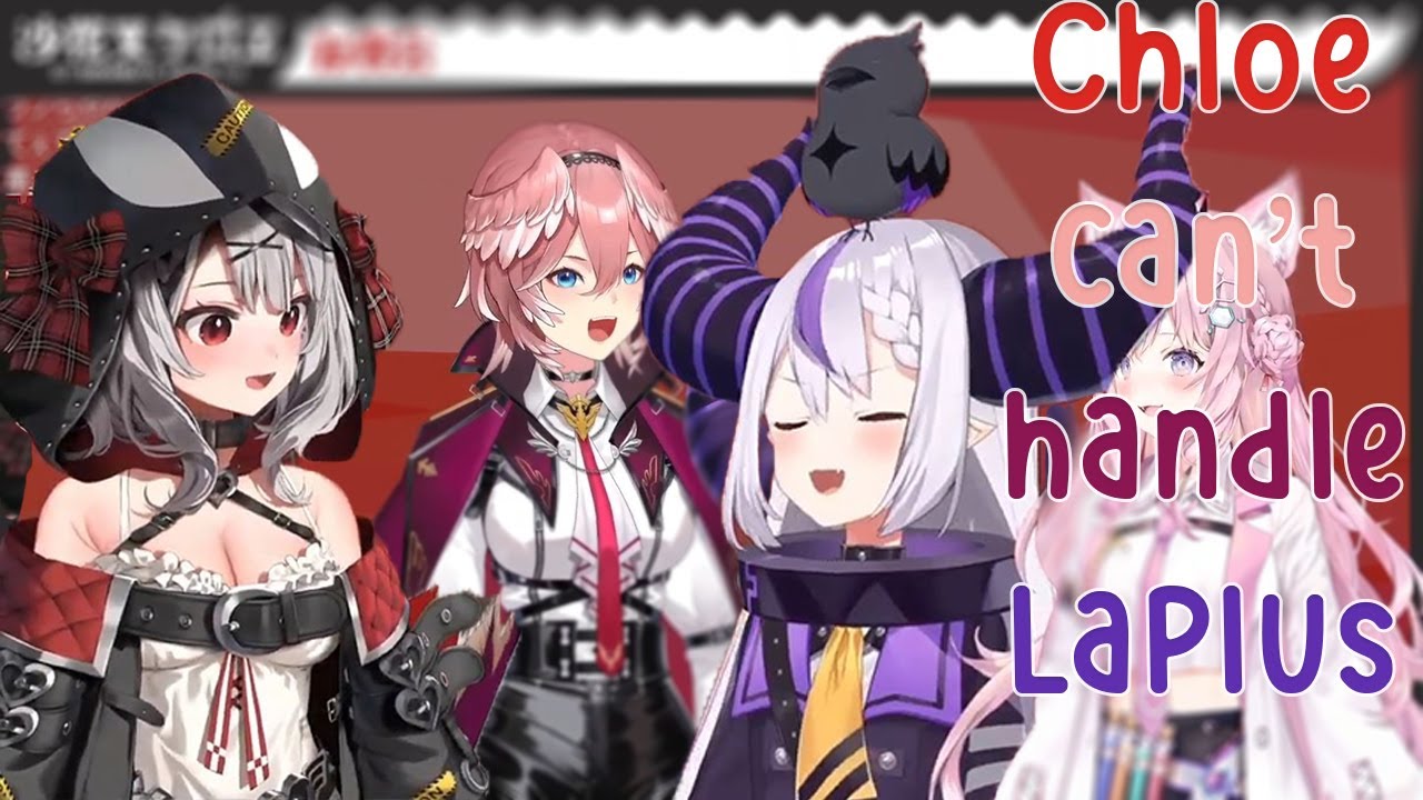 Chloe can't handle Laplus Ikebo Voice and have to get out.....